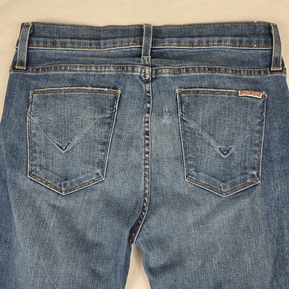 Hudson Jeans Women's Size 28 Nico Mid Rise Super Skinny Medium Wash Denim Jeans - Picture 10 of 10